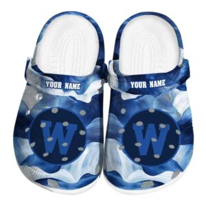 custom western michigan broncos ocean waves clog best selling