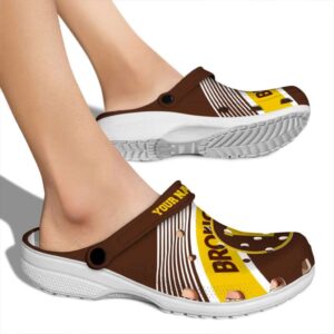 custom western michigan broncos vibrant dual tone clog fashion forward