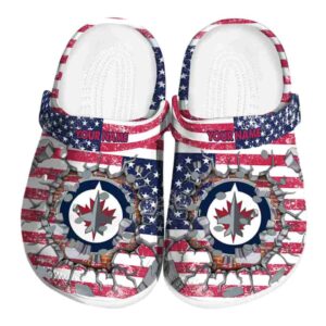 custom winnipeg jets freedom splinter clog best selling
