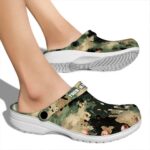 custom wyoming cowboys camouflage craze clog best selling