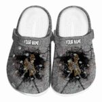 custom wyoming cowboys cracked ground texture clog best selling