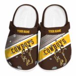 custom wyoming cowboys vibrant dual tone clog best selling