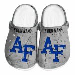 customized air force falcons cracked texture clog best selling