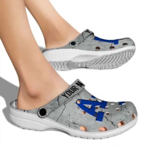 customized air force falcons cracked texture clog fashion forward