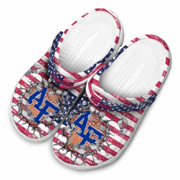 customized air force falcons freedom splinter clog latest model
