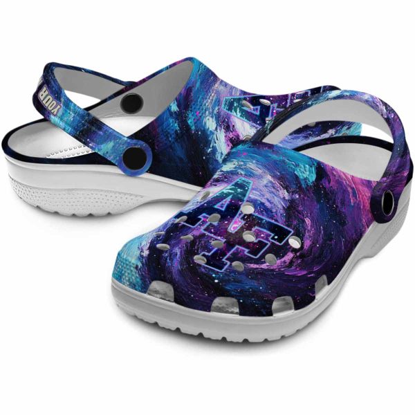customized air force falcons galaxy swirl clog high quality
