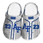 customized air force falcons pinstripe pattern clog best selling