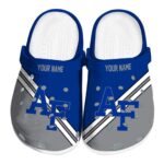 customized air force falcons striped accents clog best selling