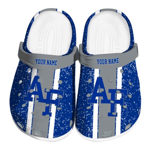 customized air force falcons vertical stripes clog best selling