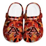 customized akron zips autumn leaves clog best selling