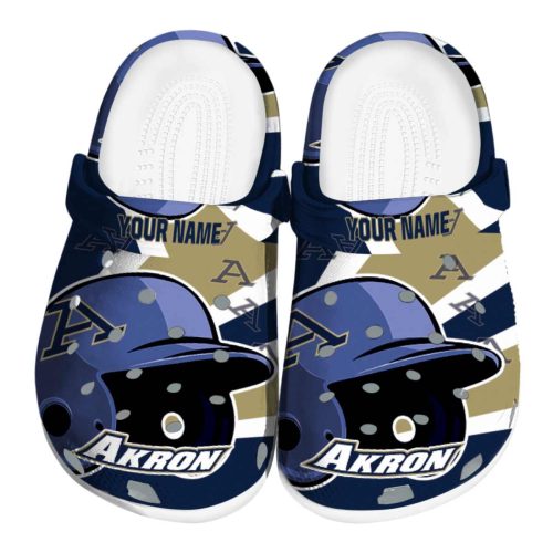 customized akron zips baseball helmet clog best selling
