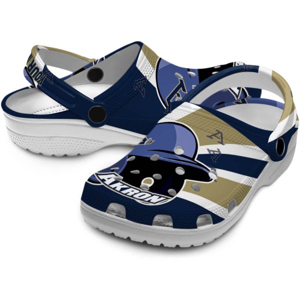 customized akron zips baseball helmet clog high quality