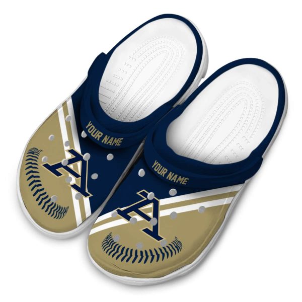 customized akron zips baseball motif clog latest model