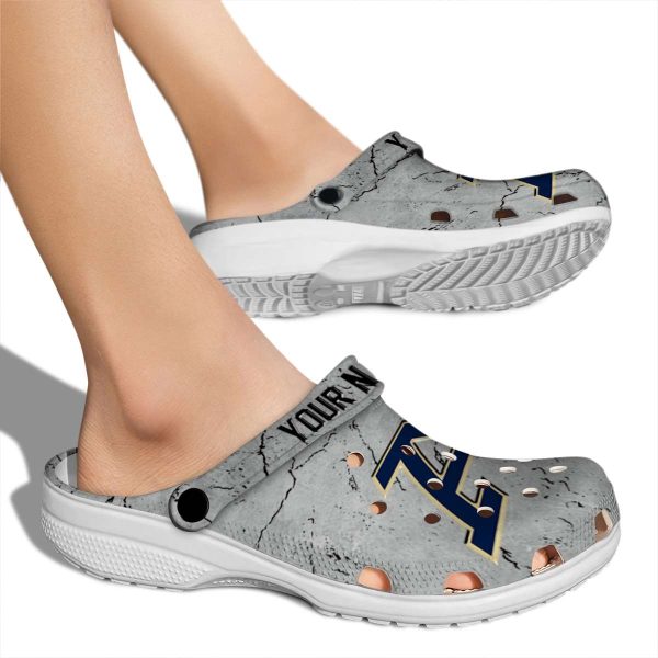 customized akron zips cracked texture clog fashion forward
