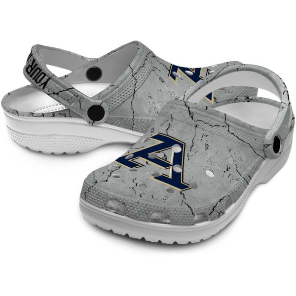 customized akron zips cracked texture clog high quality