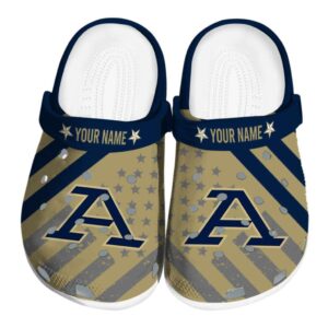 customized akron zips star spangled graphic clog best selling