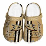 customized anaheim ducks contrasting stripes clog best selling