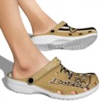 customized anaheim ducks contrasting stripes clog best selling