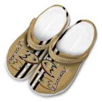 customized anaheim ducks contrasting stripes clog best selling