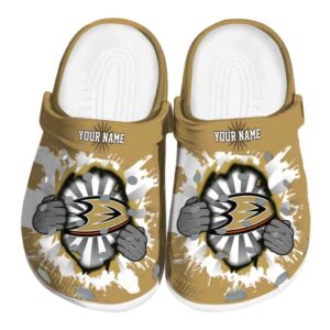 customized anaheim ducks gripping hand clog best selling