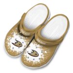 customized anaheim ducks splatter background clog best selling