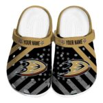customized anaheim ducks star spangled graphic clog best selling