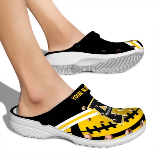 customized appalachian state mountaineers football motif clog fashion forward