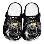 customized appalachian state mountaineers gothic skull clog best selling
