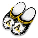 customized appalachian state mountaineers splash art clog best selling
