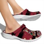 customized arizona coyotes paint splatter graphics clog best selling