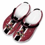 customized arizona coyotes vertical stripes clog best selling