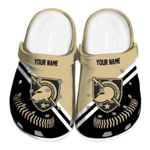 customized army black knights baseball motif clog best selling