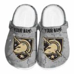 Customized Army Black Knights Cracked Texture Clog 1 customized army black knights cracked texture clog best selling