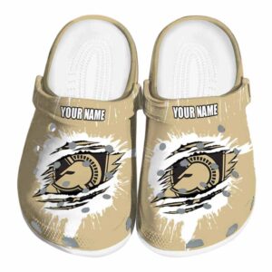 customized army black knights splash motif background clog best selling