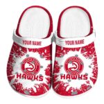customized atlanta hawks splash art clog best selling