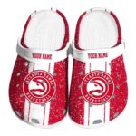 customized atlanta hawks vertical stripes clog best selling