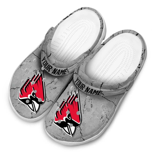 customized ball state cardinals cracked texture clog latest model