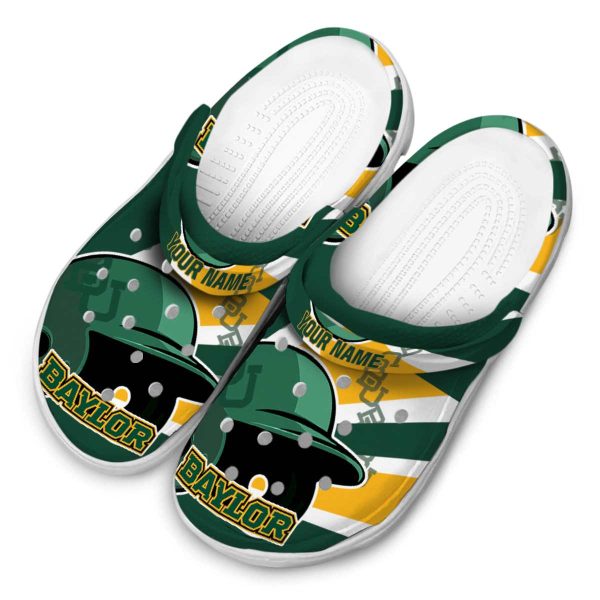 customized baylor bears baseball helmet clog latest model