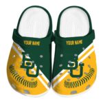 customized baylor bears baseball motif clog best selling