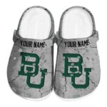 customized baylor bears cracked texture clog best selling