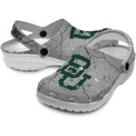 customized baylor bears cracked texture clog best selling