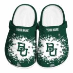 customized baylor bears splatter background clog best selling