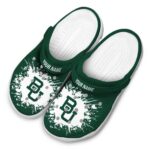 customized baylor bears splatter background clog best selling