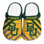 customized baylor bears star spangled graphic clog best selling