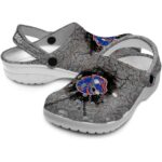 customized boise state broncos cracked ground texture clog best selling