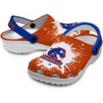 customized boise state broncos splash art clog best selling