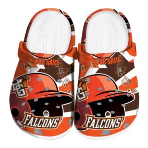 customized bowling green falcons baseball helmet clog best selling