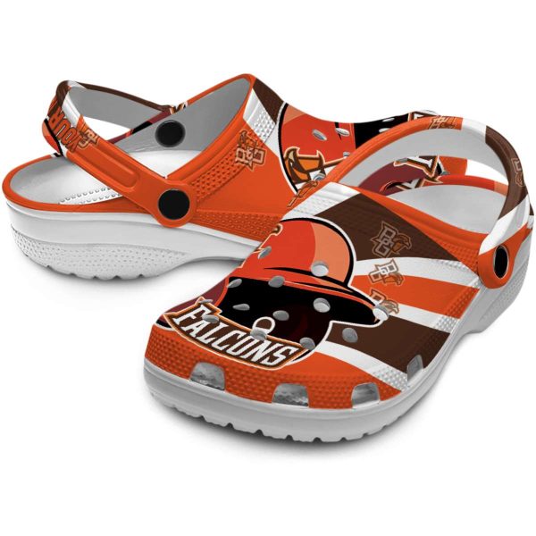 customized bowling green falcons baseball helmet clog high quality