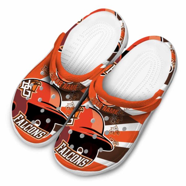 customized bowling green falcons baseball helmet clog latest model