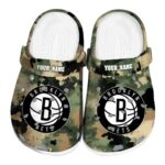 customized brooklyn nets camouflage craze clog best selling